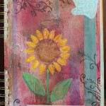 Flower journal page