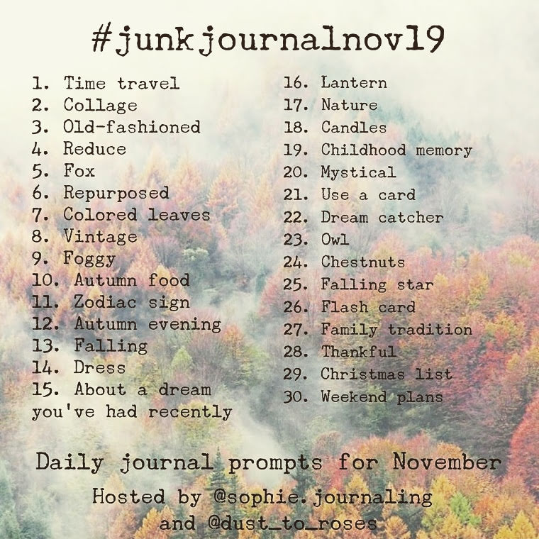 Junk Journal November challenge – Halle's Hobbies
